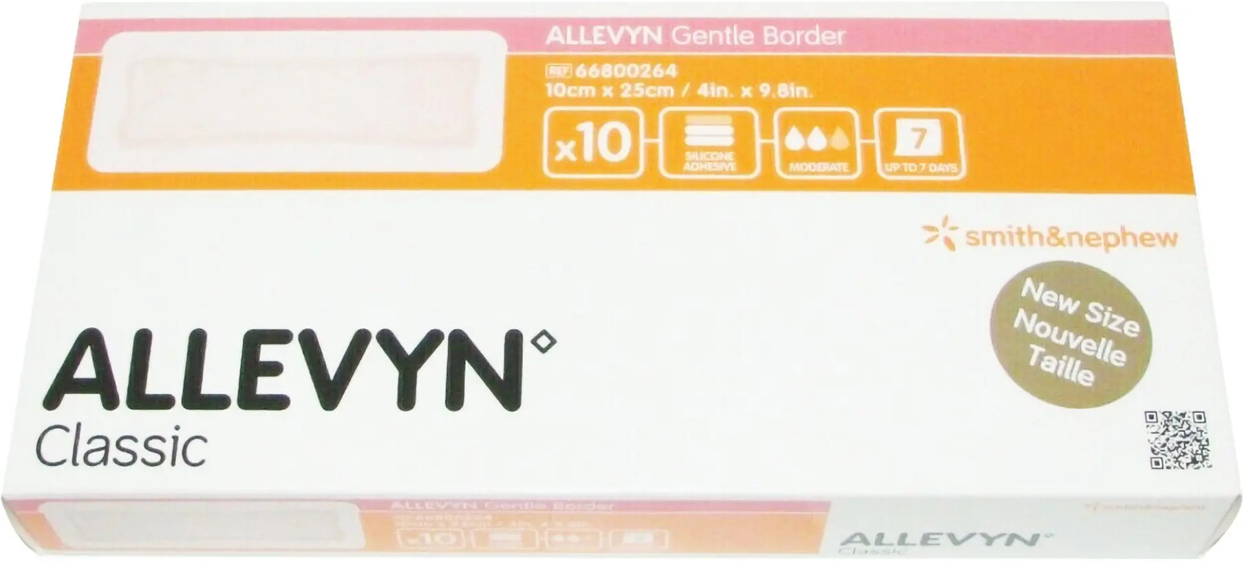 Allevyn Gentle Border Silicone Foam Dressing