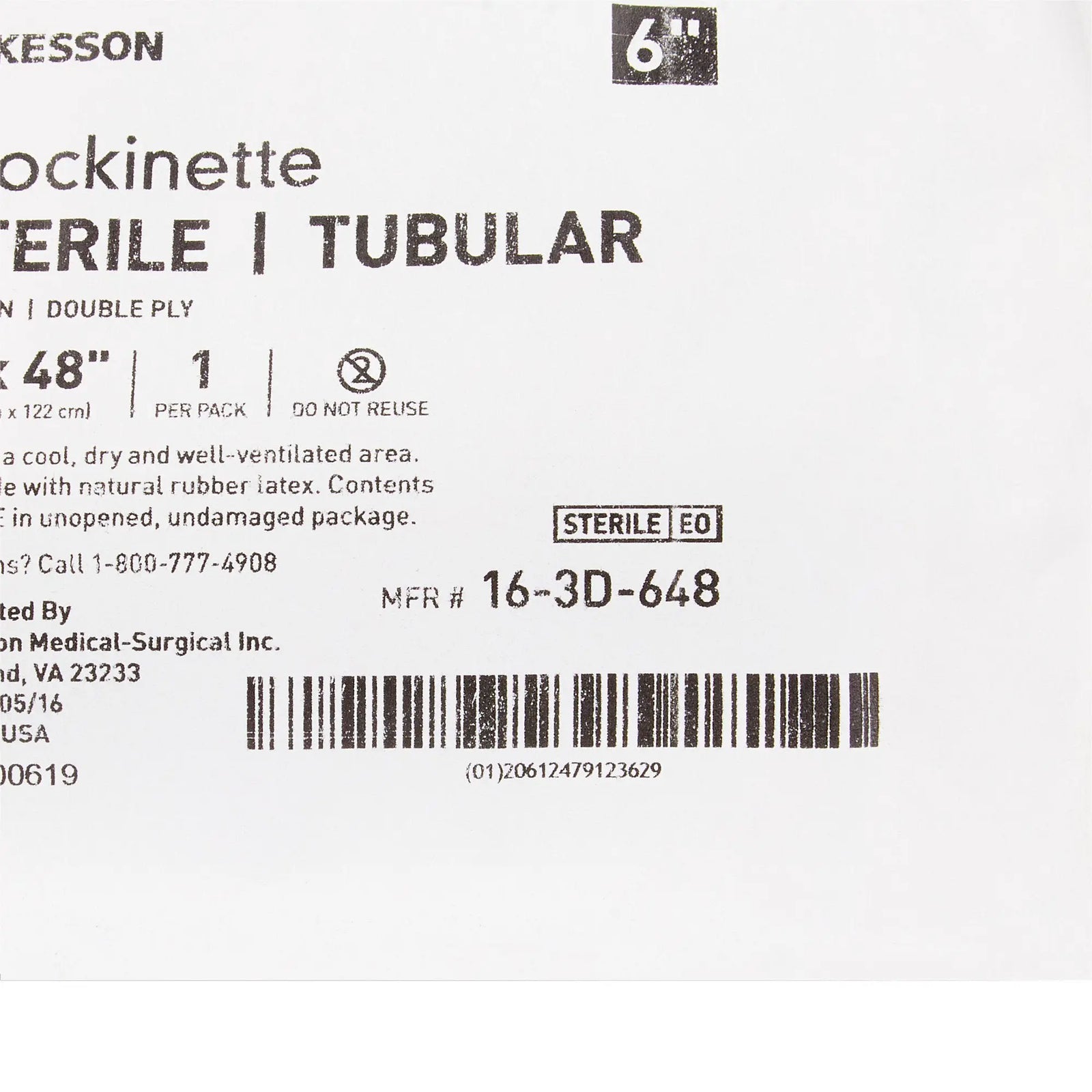 McKesson Surgical Stockinette Tubular