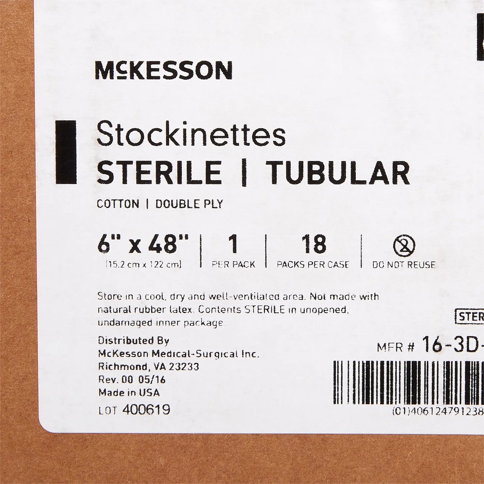 McKesson Surgical Stockinette Tubular