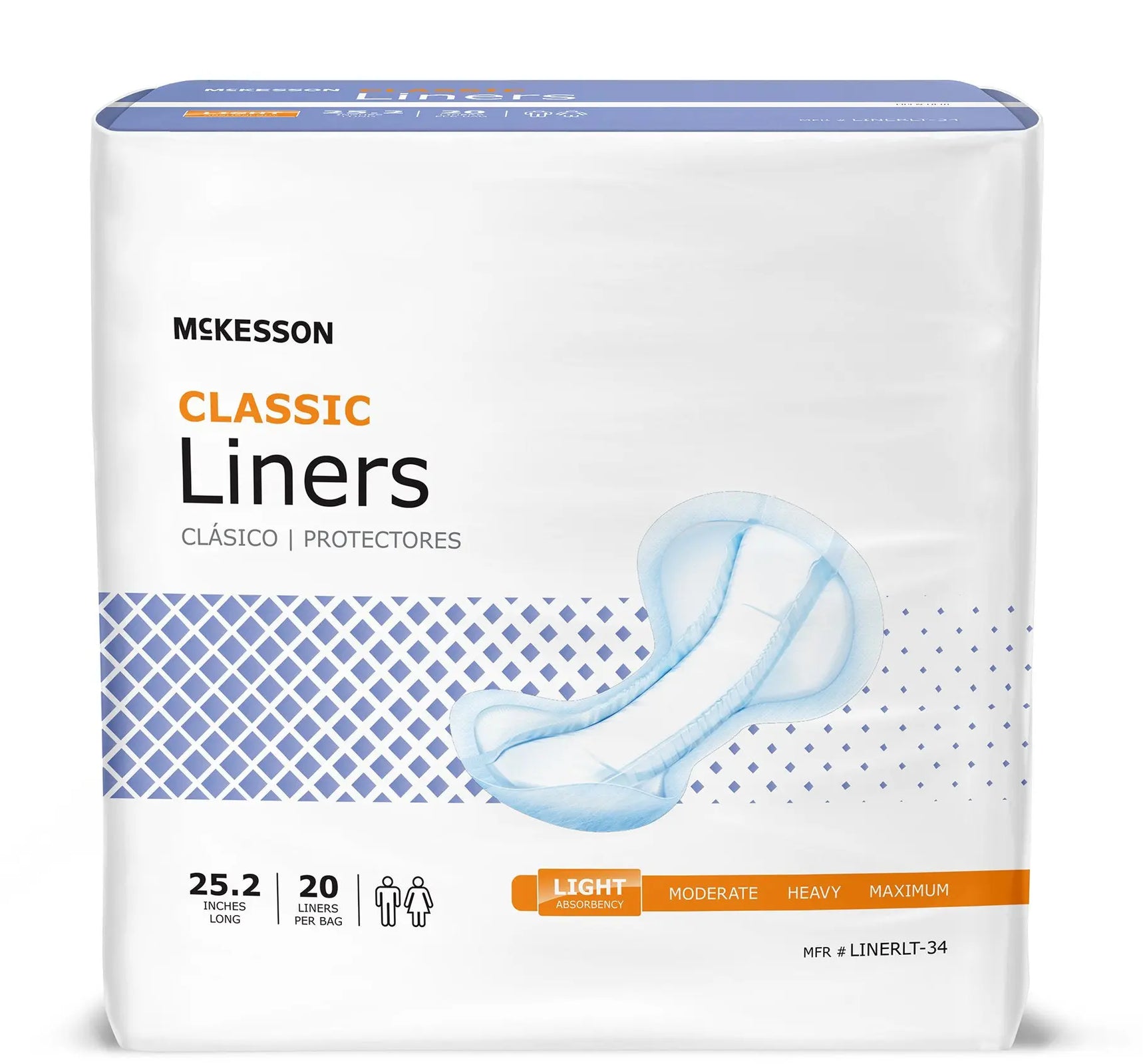 McKesson Classic Incontinence Liner