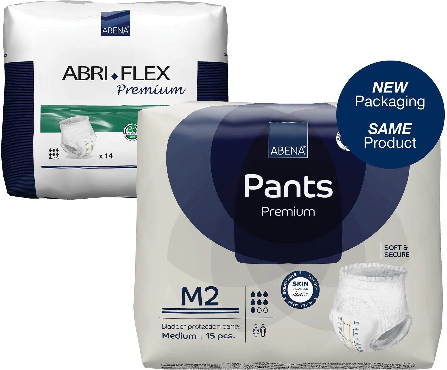 Abena Premium Pants M2 Unisex Adult Absorbent Underwear