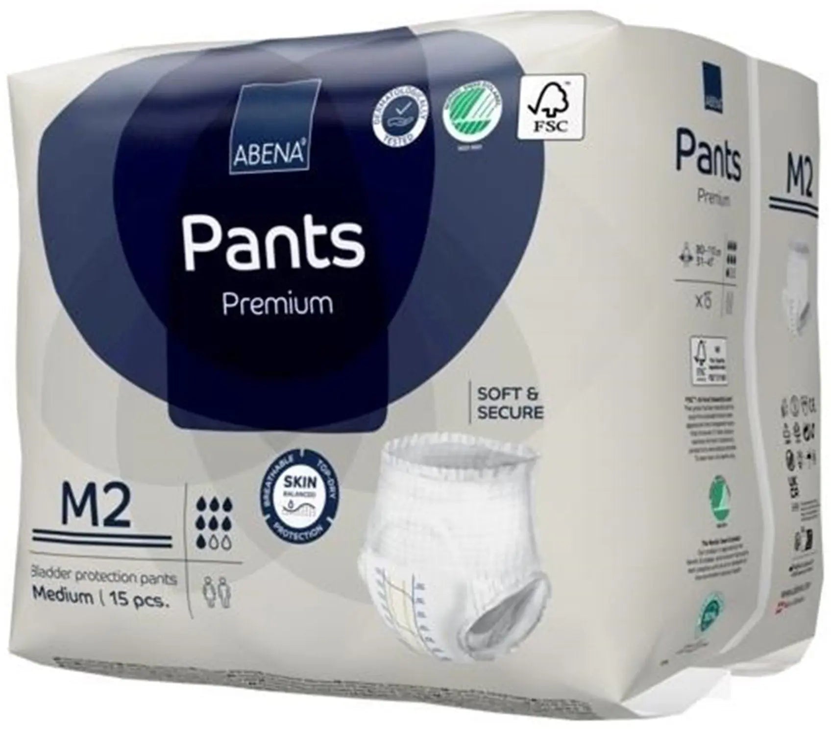 Abena Premium Pants M2 Unisex Adult Absorbent Underwear