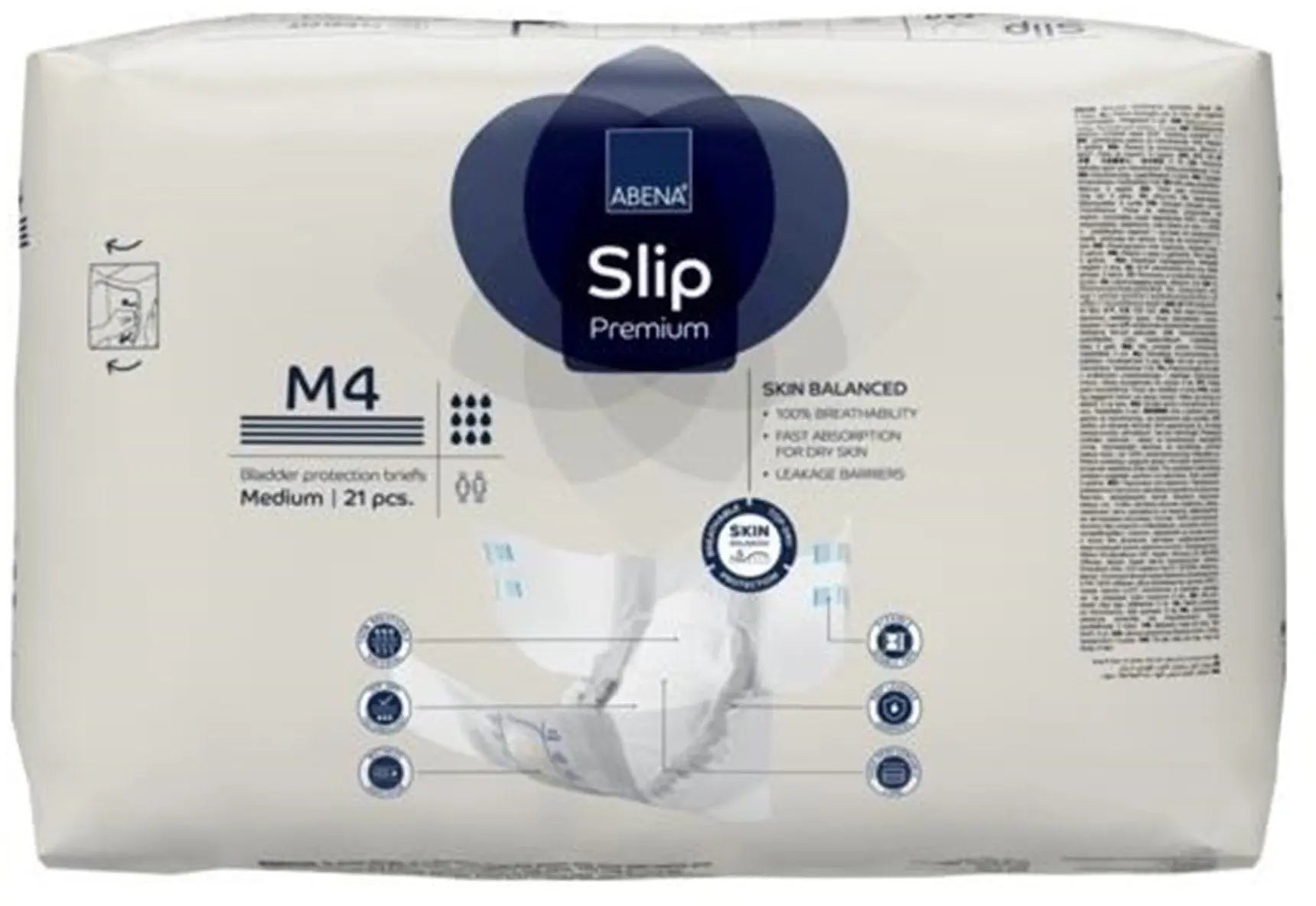 Abena Slip Premium M4 Unisex Adult Incontinence Brief