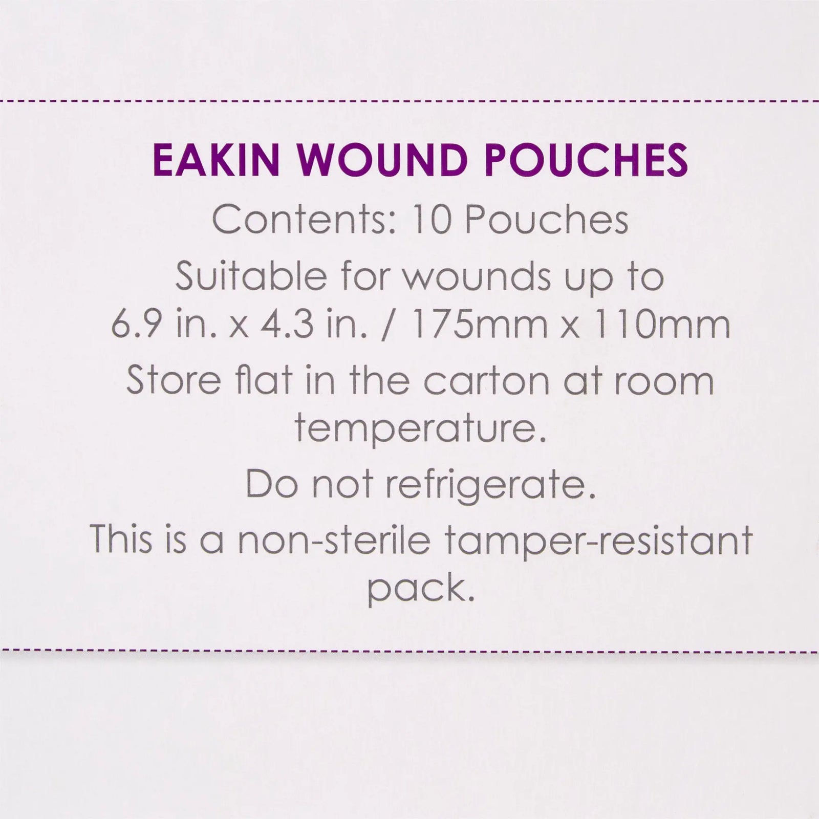 Eakin Fistula And Wound Drainage Pouch