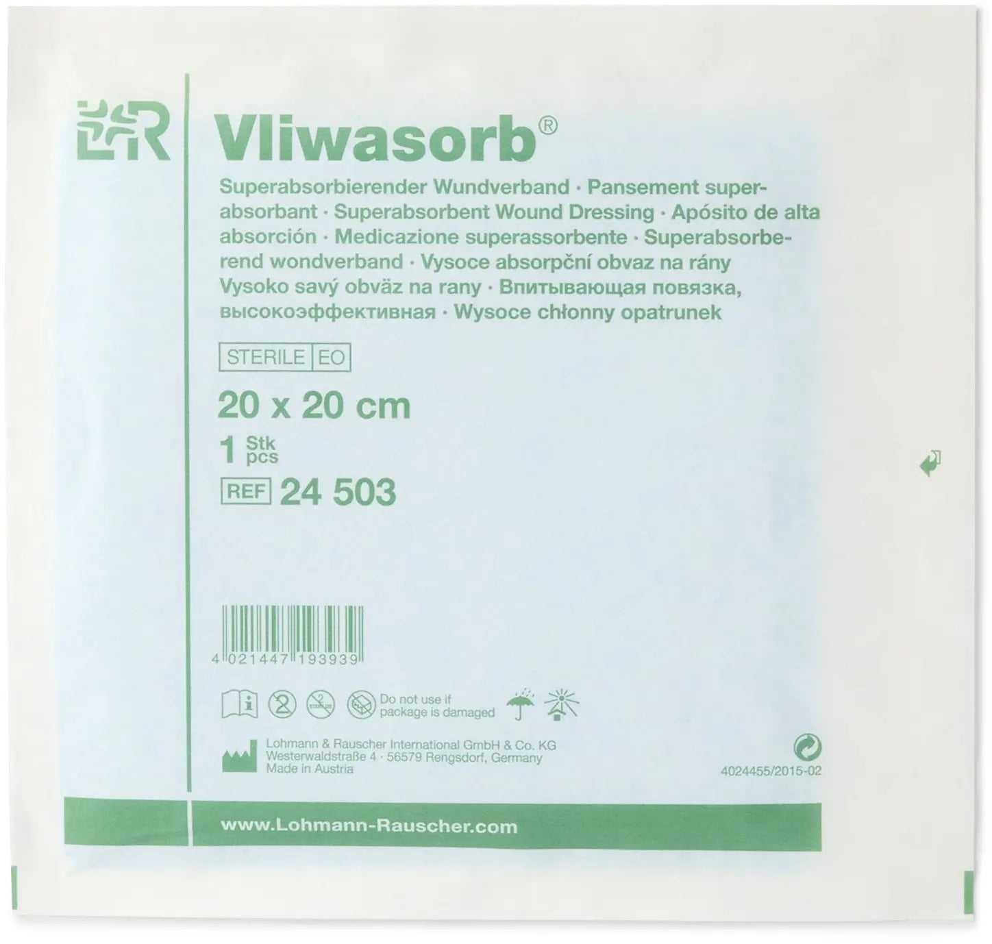 Vliwasorb Super Absorbent Dressing