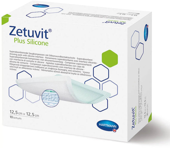 Zetuvit Plus Silicone Non-Bordered Super Absorbent Dressing