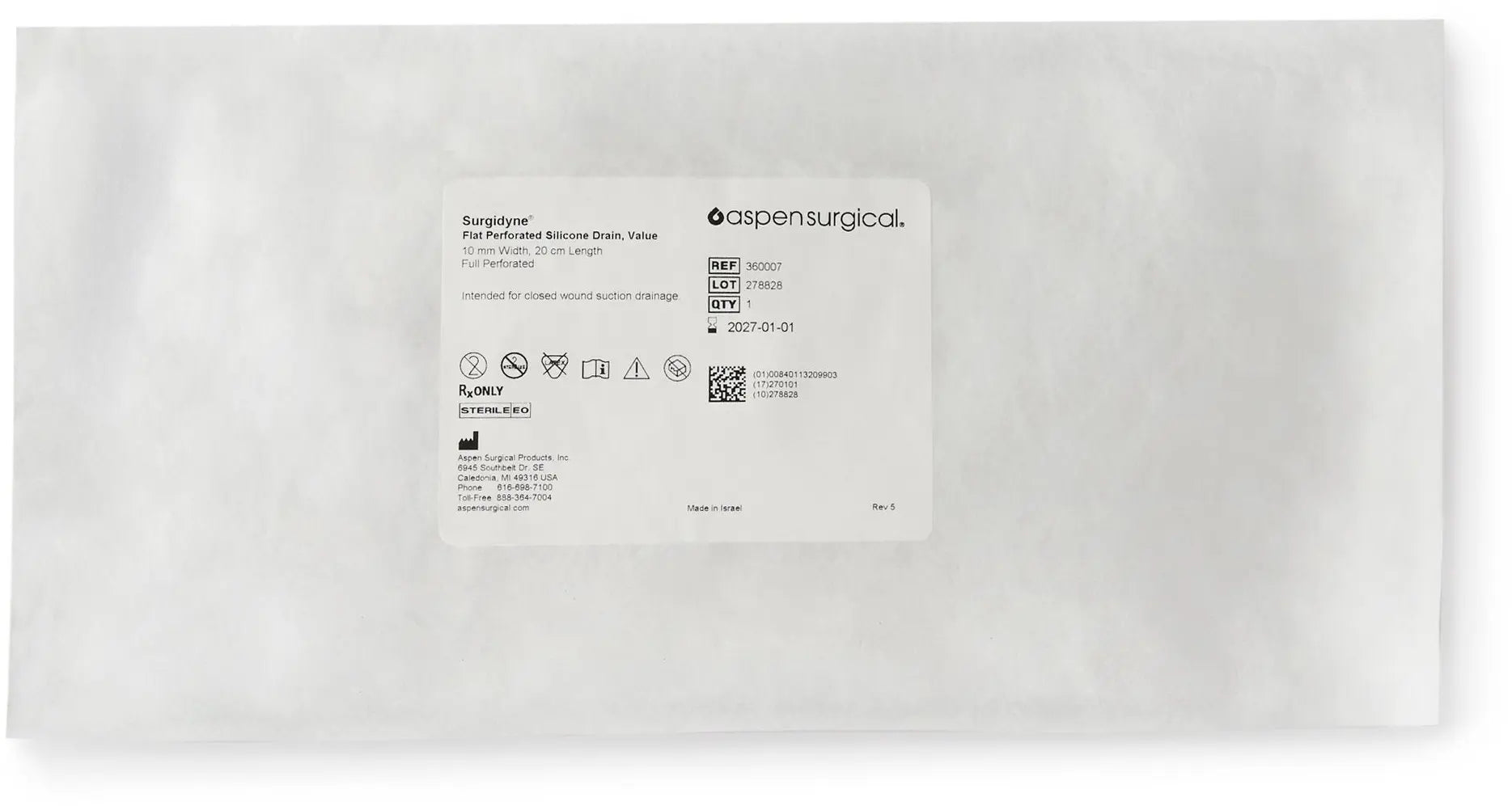 McKesson Brand Wound Drain Tube