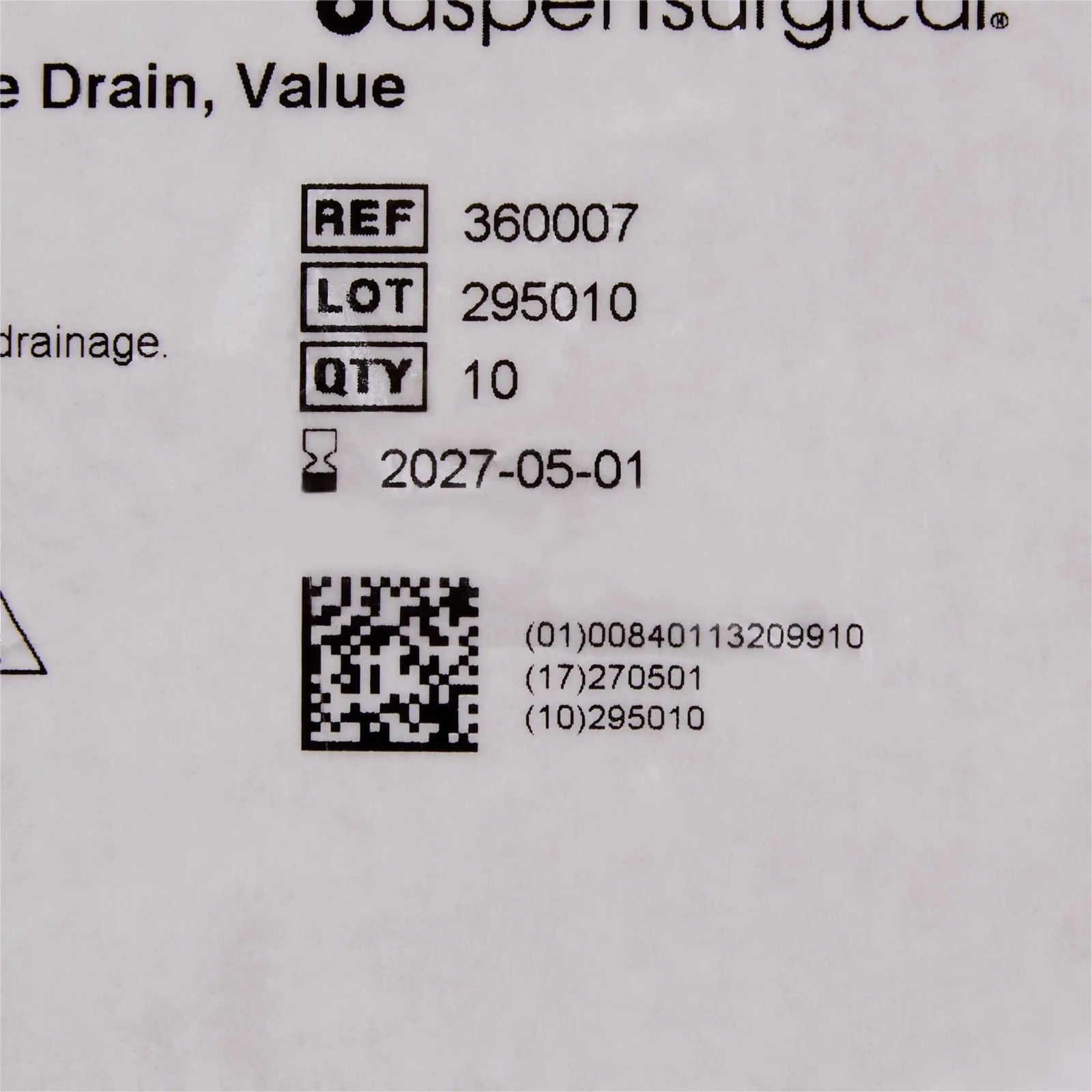 McKesson Brand Wound Drain Tube