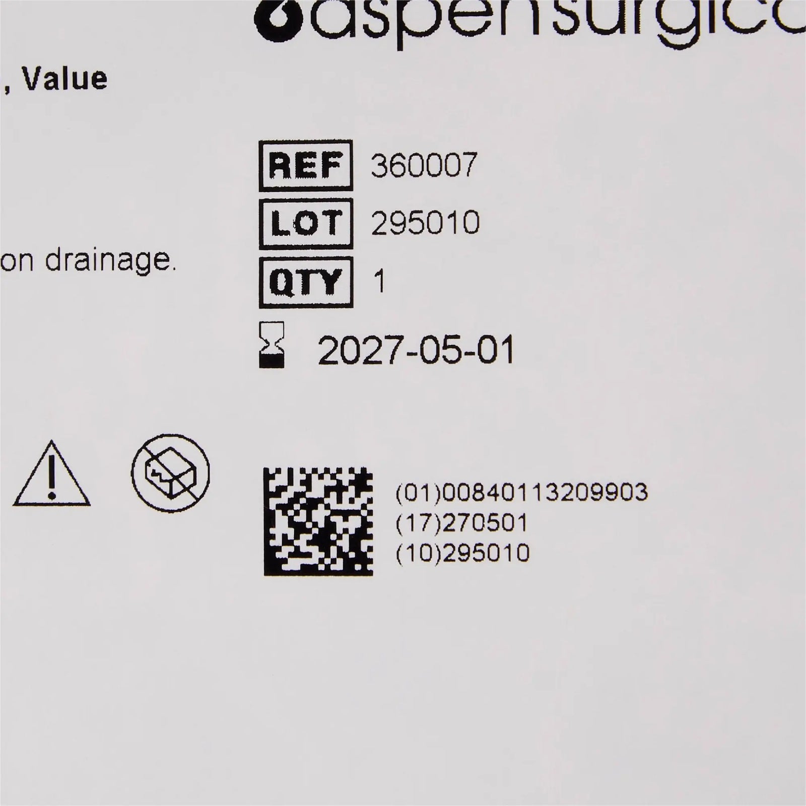 McKesson Brand Wound Drain Tube