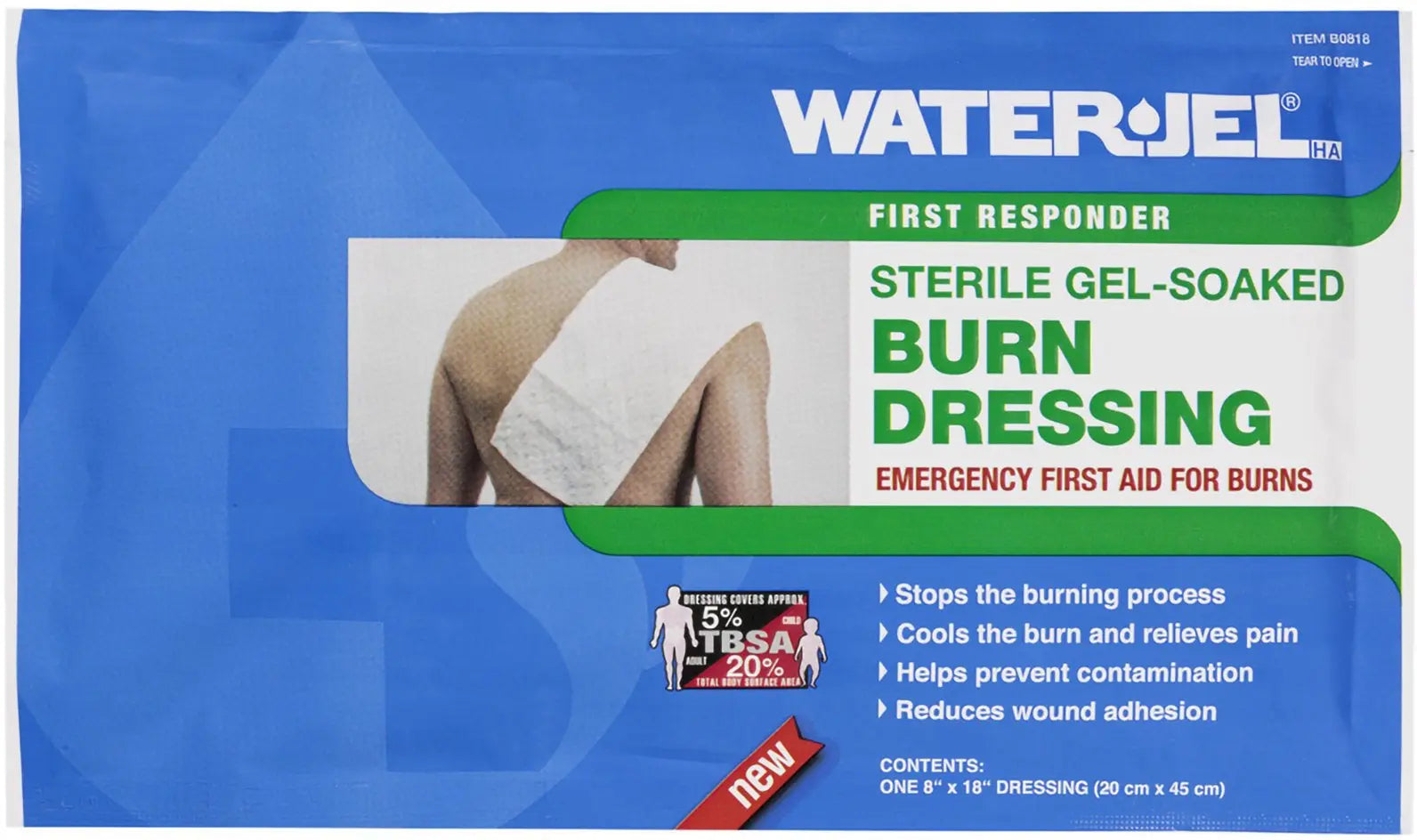 Water-Jel First Responder Burn Dressing