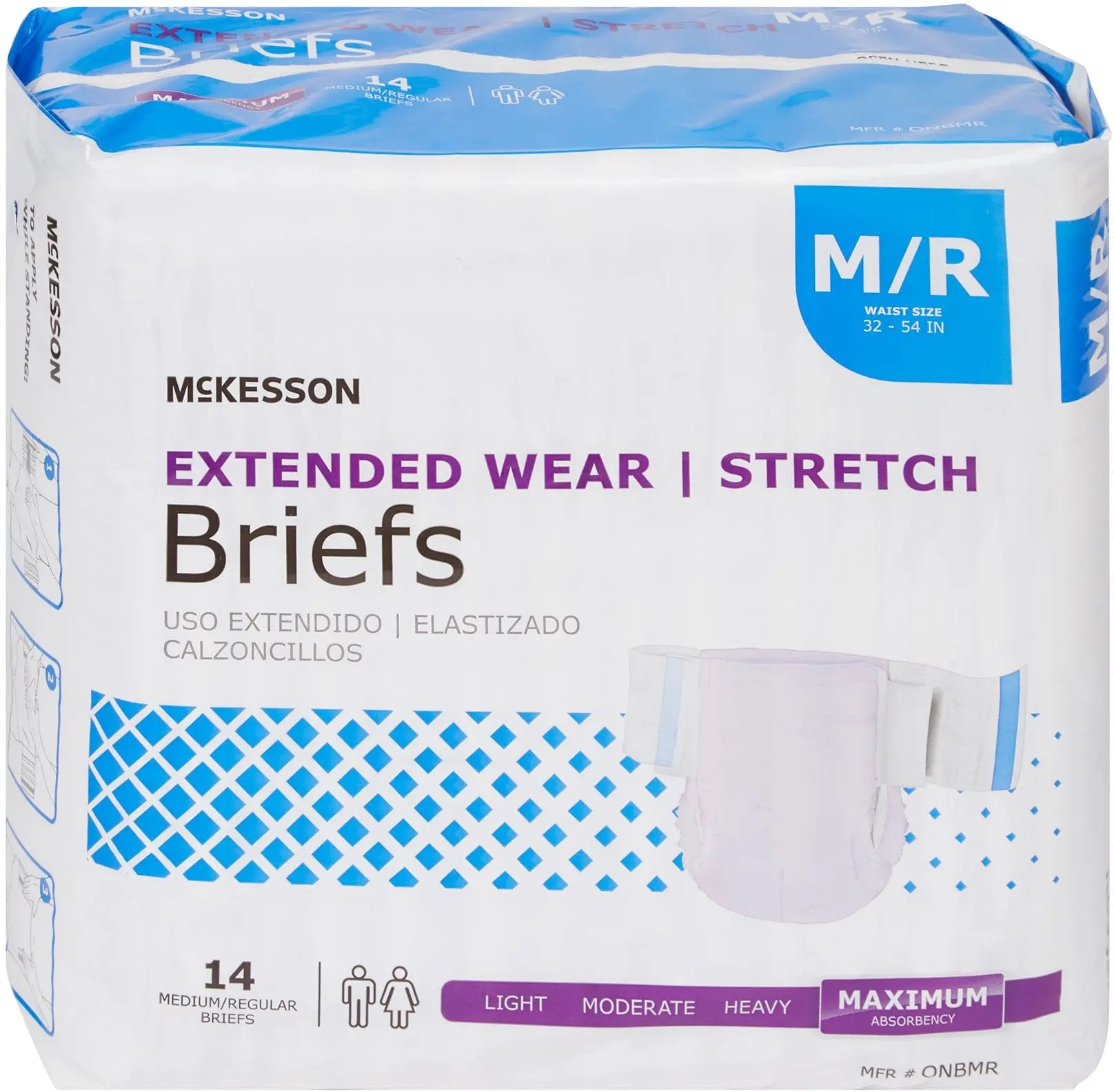 McKesson Extended Wear Unisex Adult Incontinence Brief