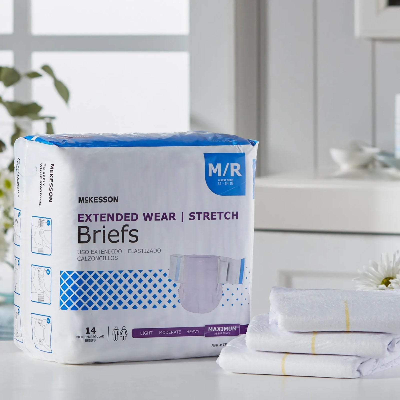 McKesson Extended Wear Unisex Adult Incontinence Brief