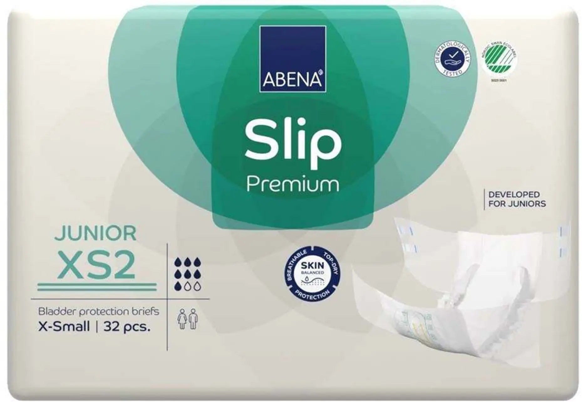 Abena Slip Premium Junior XS2 Unisex Youth Incontinence Brief