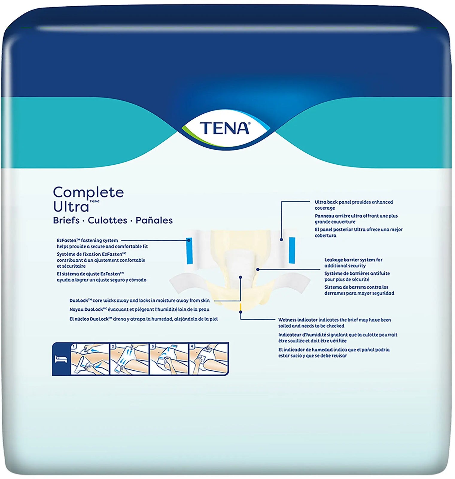 TENA Complete Ultra Unisex Adult Incontinence Brief