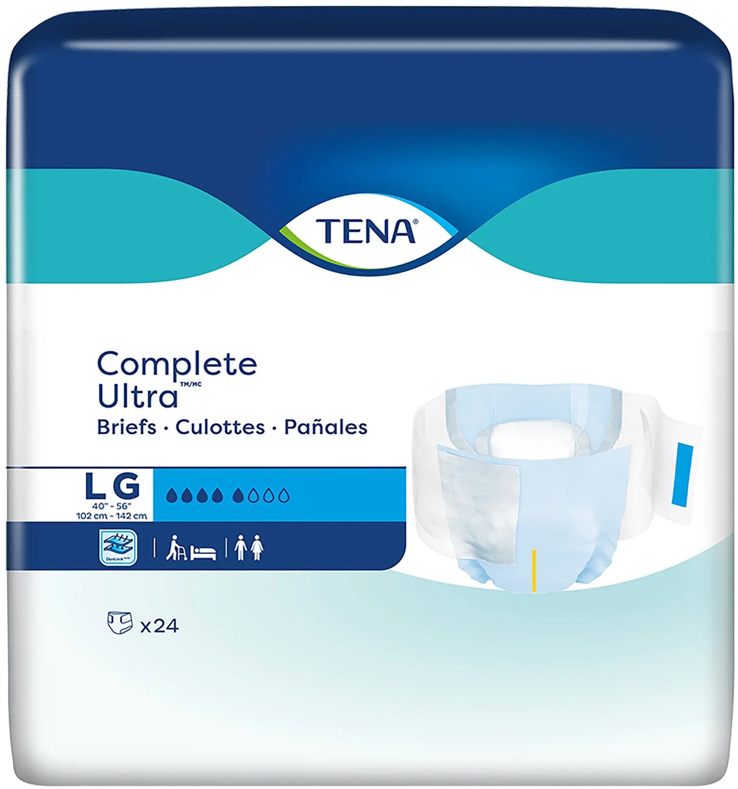 TENA Complete Ultra Unisex Adult Incontinence Brief