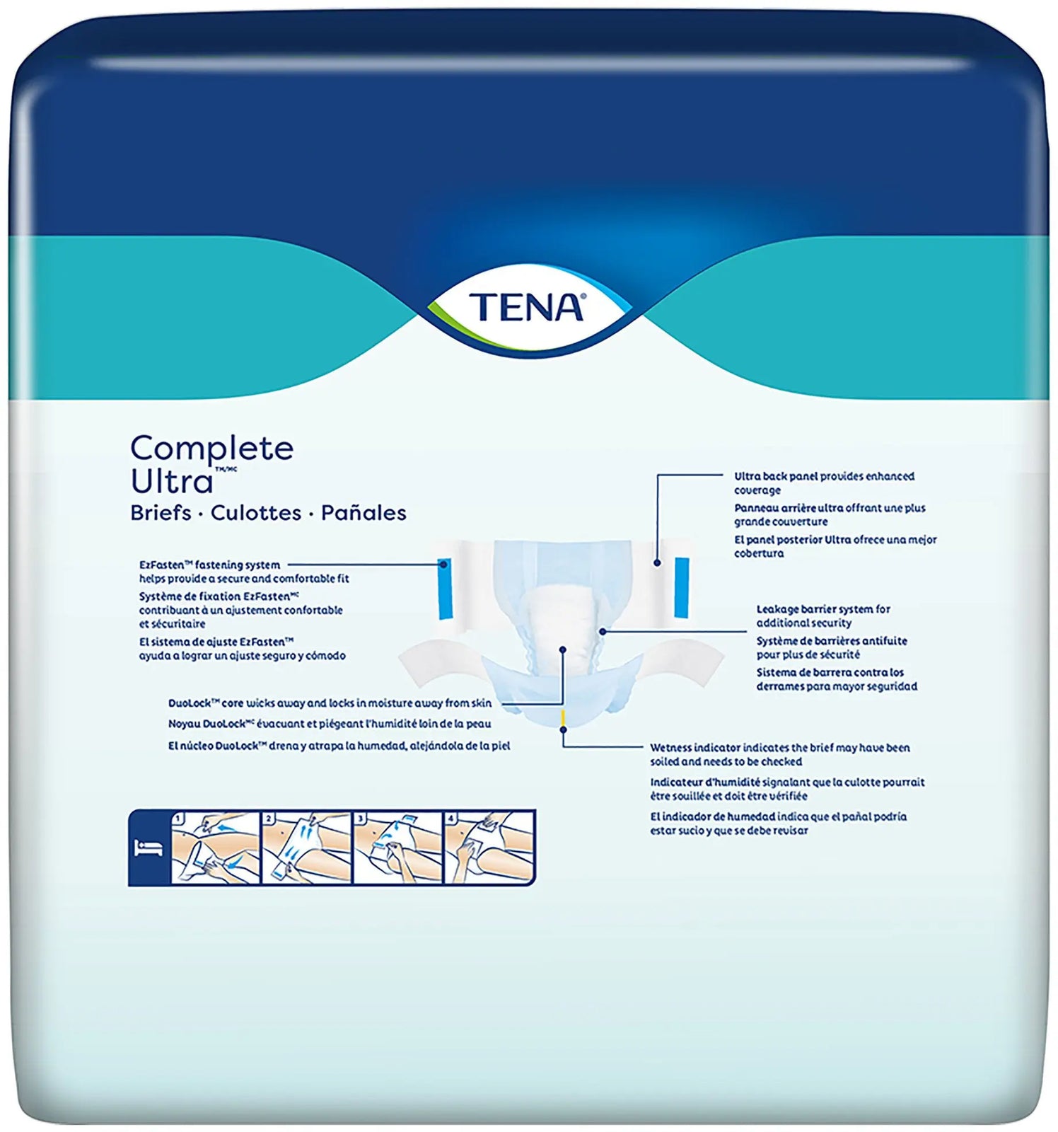 TENA Complete Ultra Unisex Adult Incontinence Brief