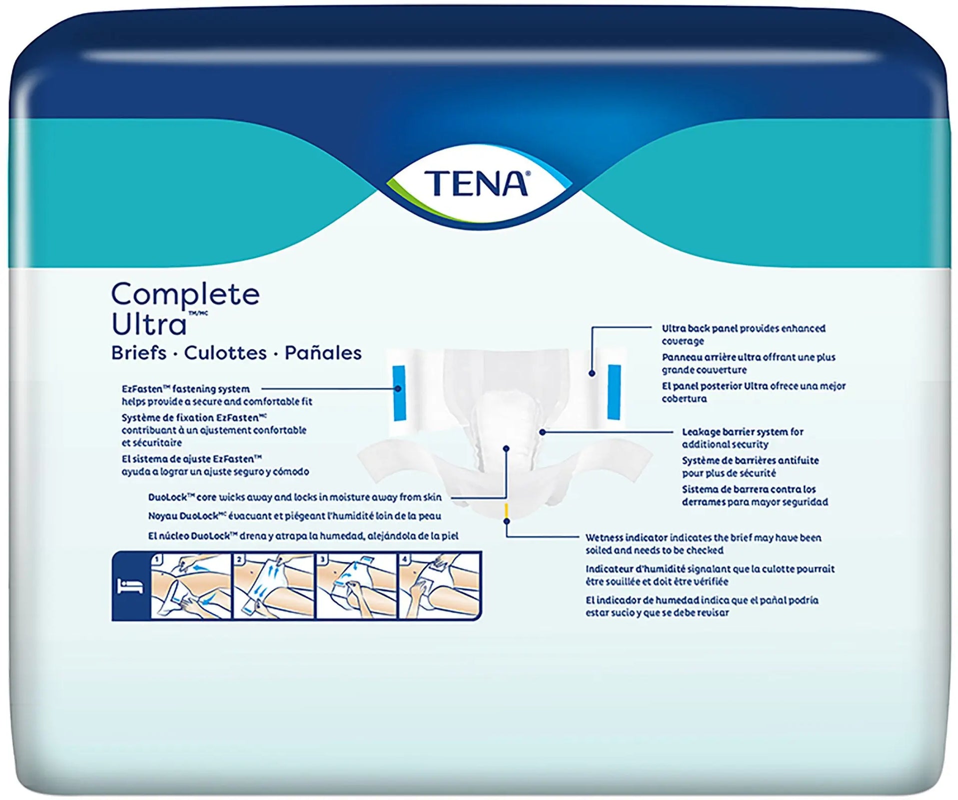 TENA Complete Ultra Unisex Adult Incontinence Brief