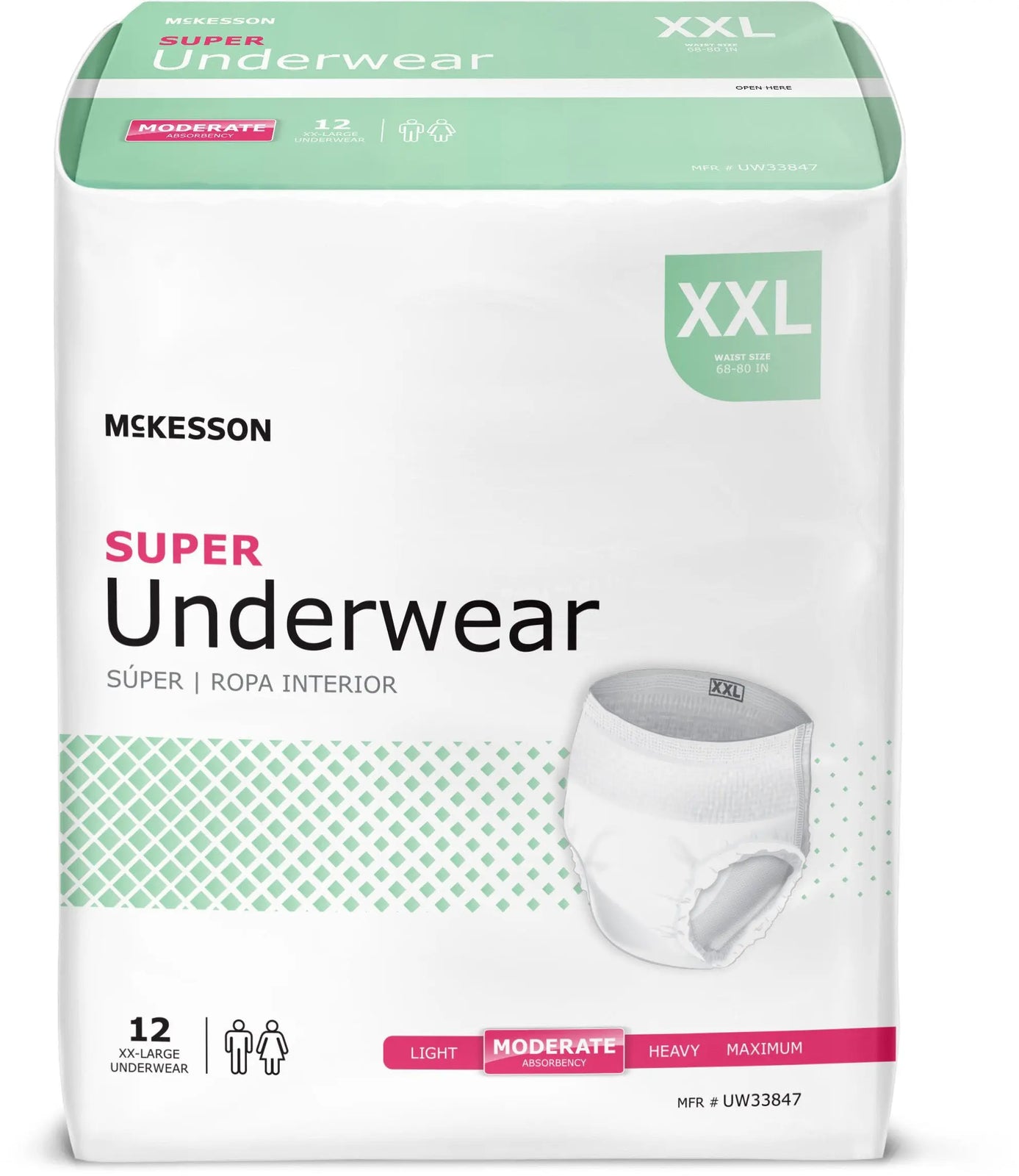 McKesson Unisex Adult Absorbent Underwear