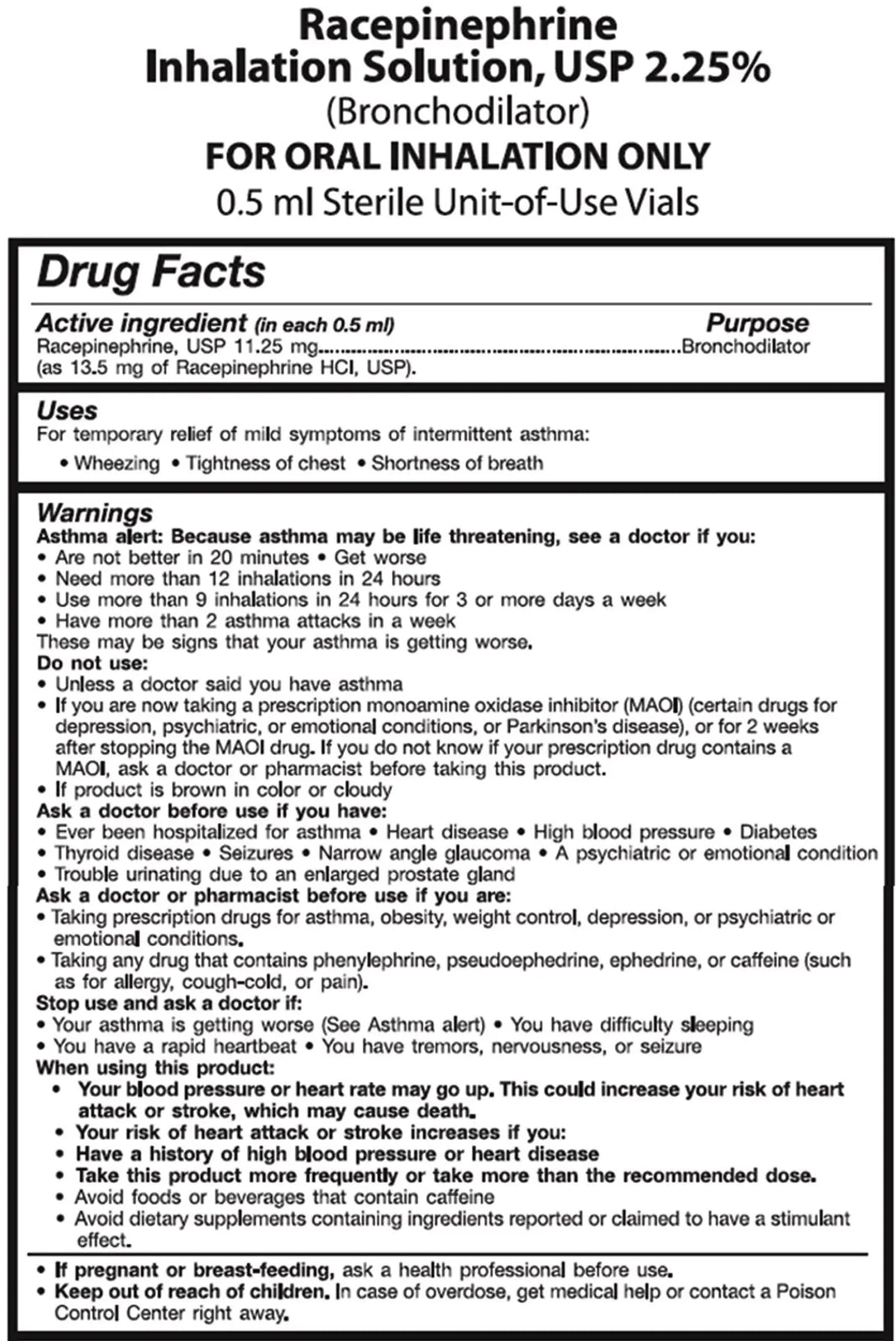 Nephron Bronchodilator