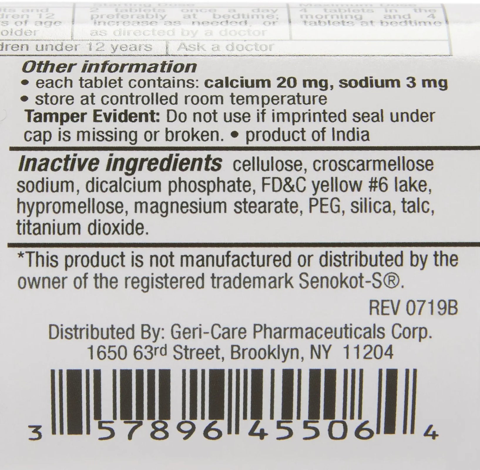 Health Star Stool Softener