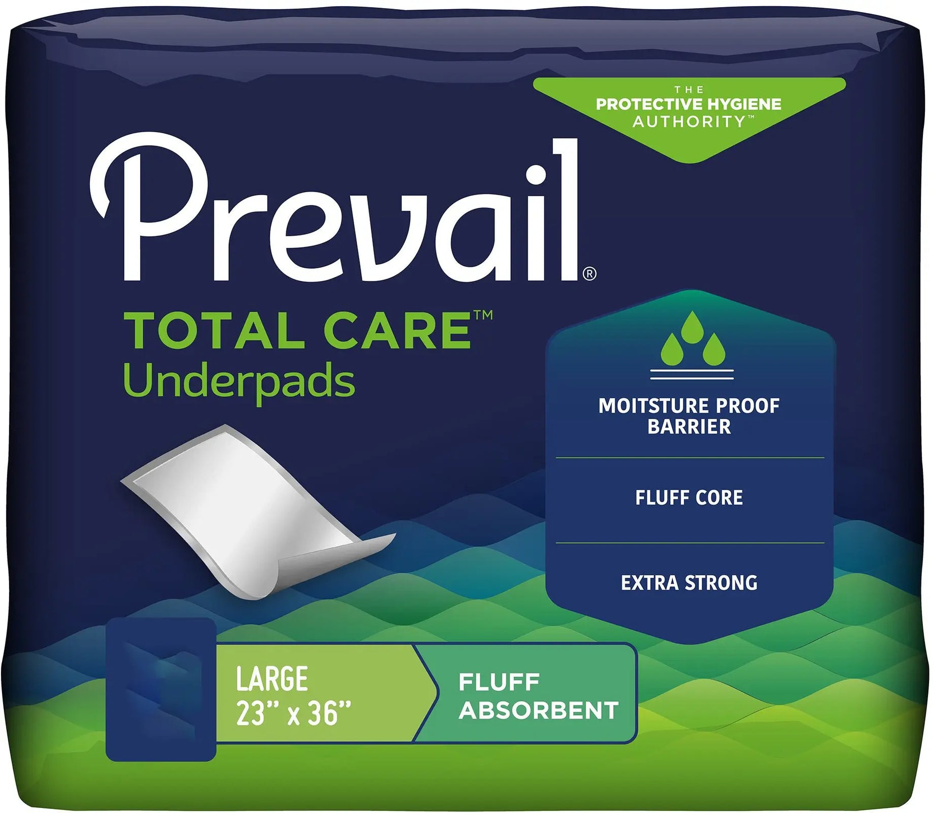 Prevail Total Care Heavy Absorbency Underpad