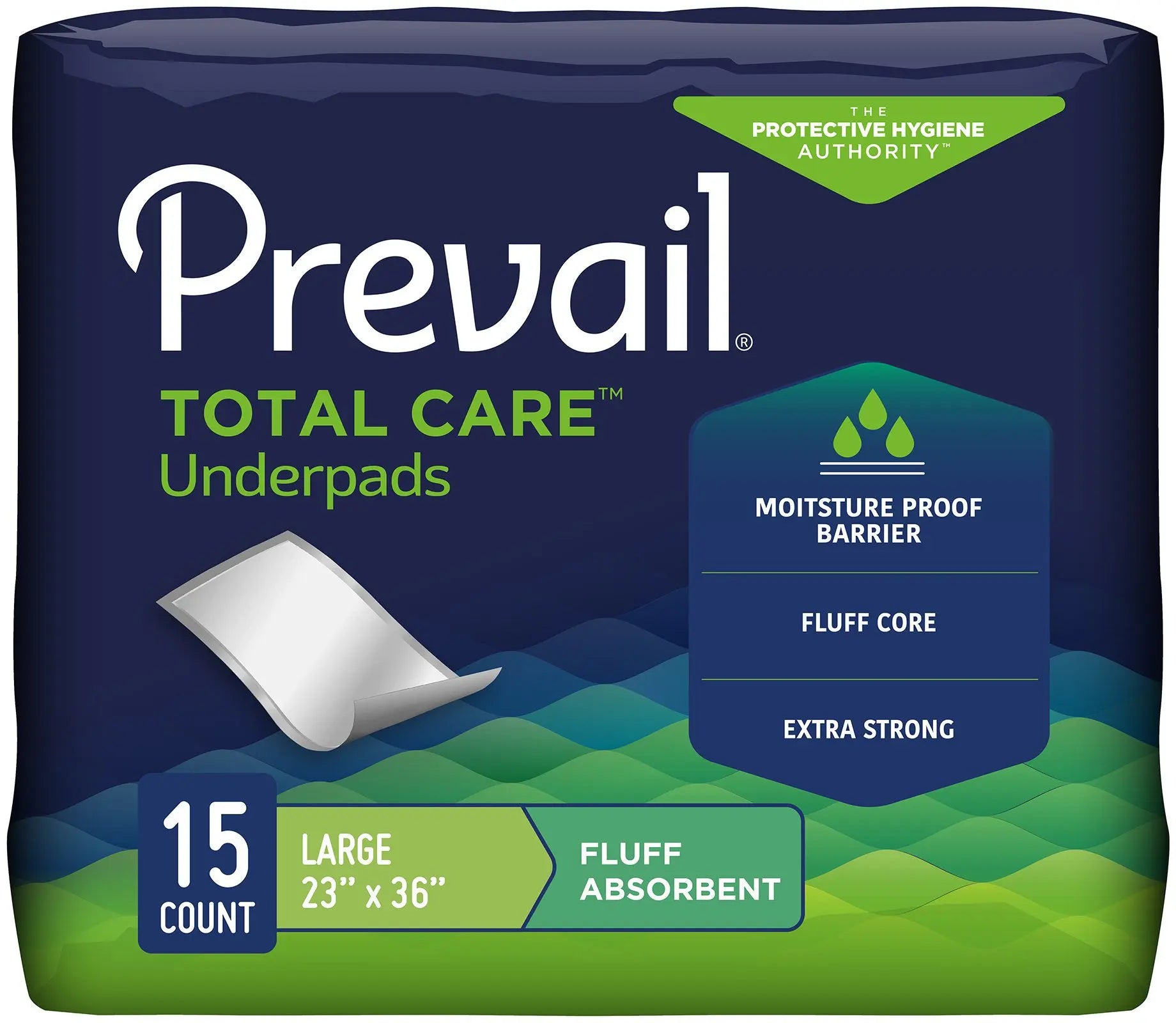 Prevail Total Care Heavy Absorbency Underpad