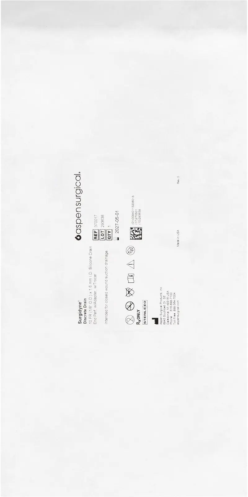 McKesson Wound Drain with Trocar