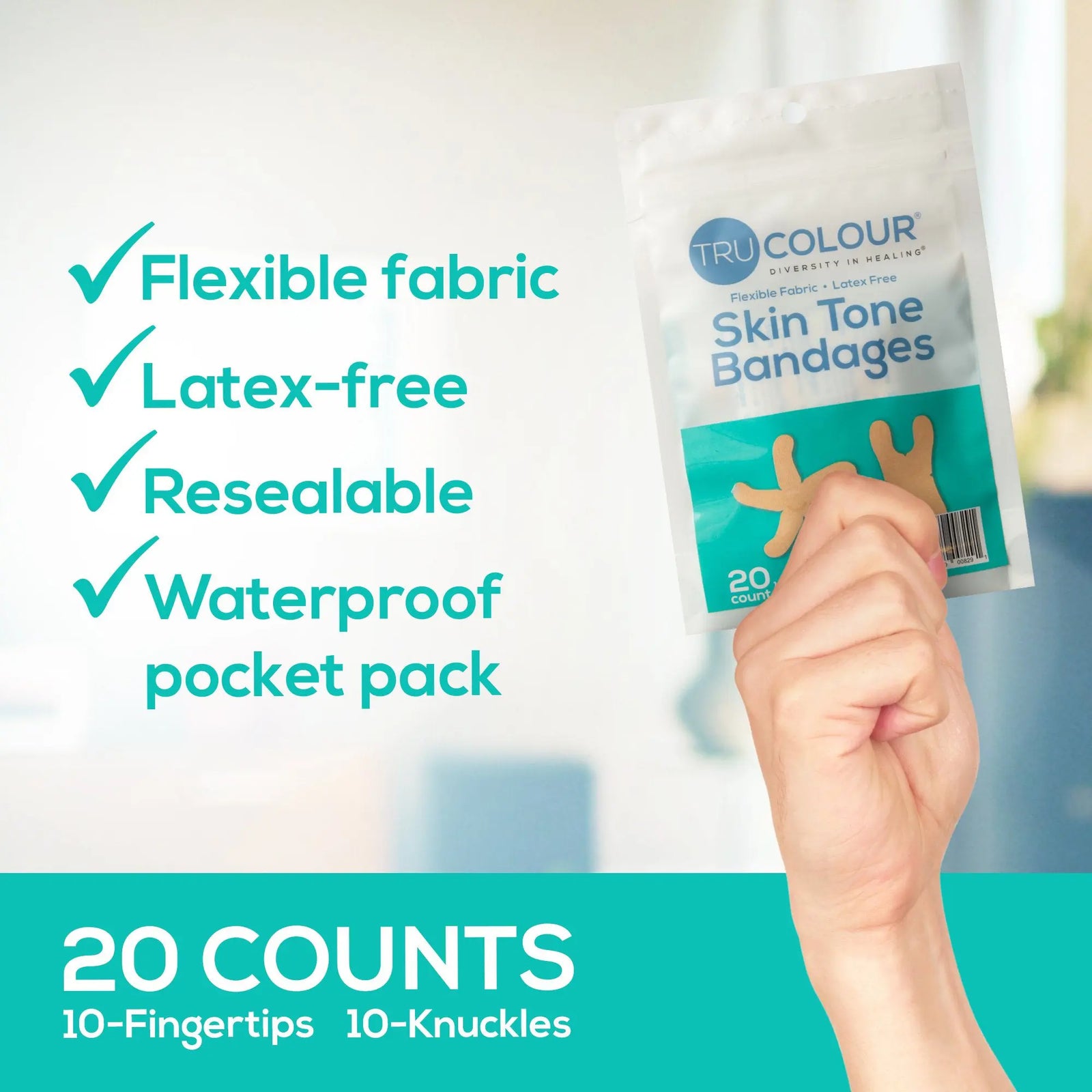 TruColour Brown Adhesive Strip