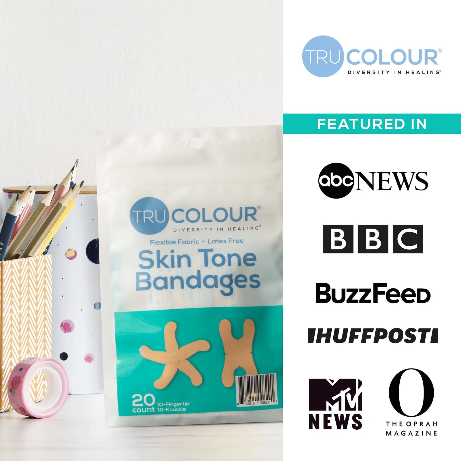 TruColour Brown Adhesive Strip