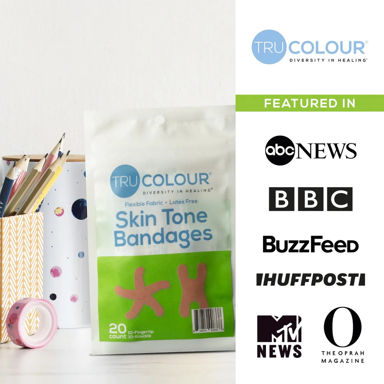 TruColour Brown Adhesive Strip