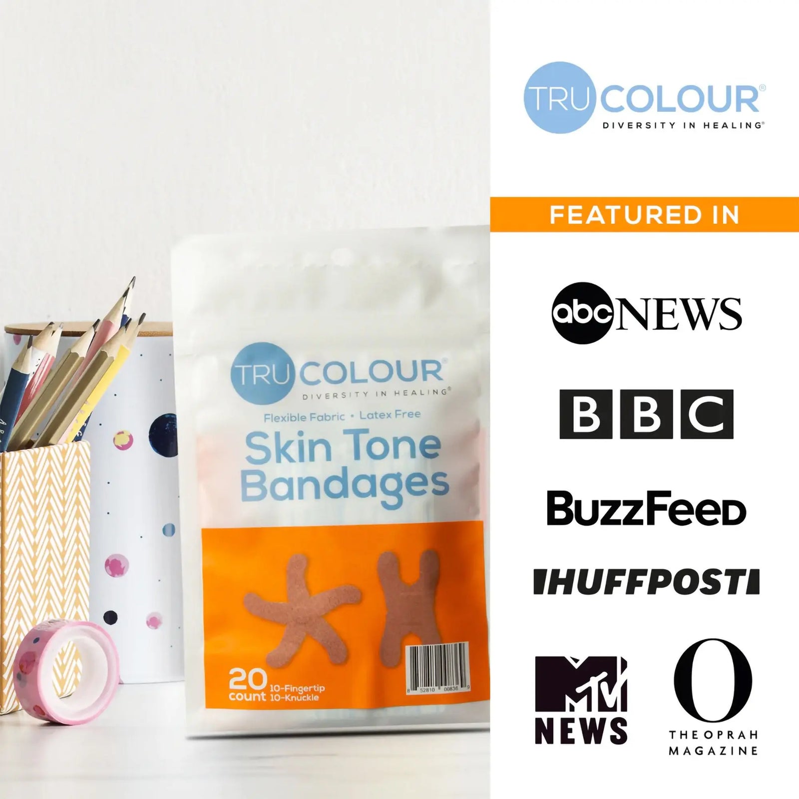 TruColour Brown Adhesive Strip