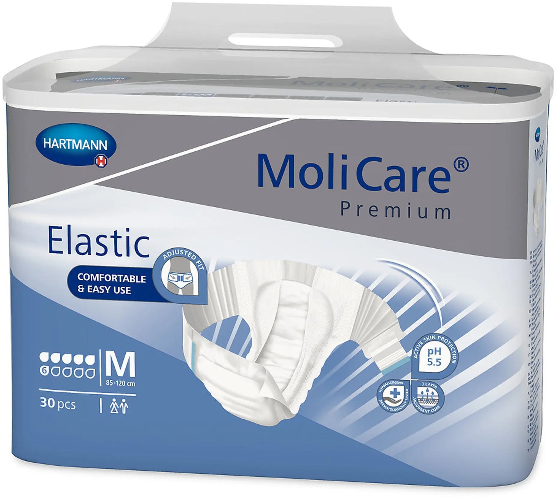 MoliCare Premium Elastic 6D Unisex Adult Incontinence Brief