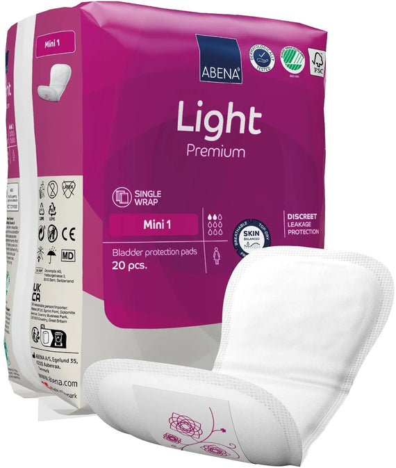 Abena Premium Light Mini Bladder Control Pad