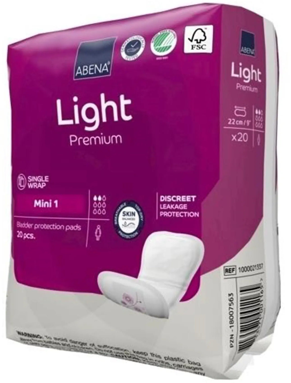 Abena Premium Light Mini Bladder Control Pad