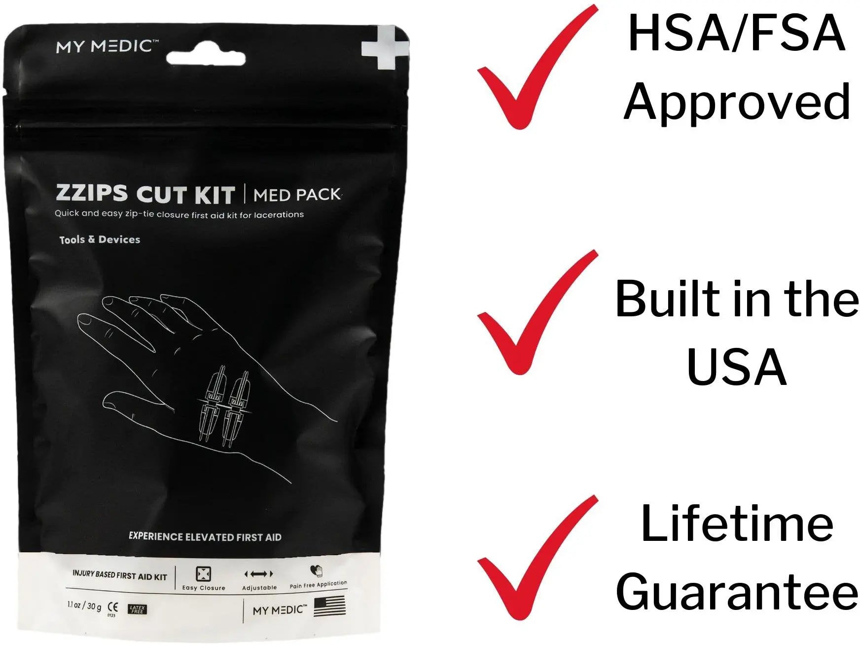 My Medic MED PACKS ZZIPS Cut Kit First Aid Kit