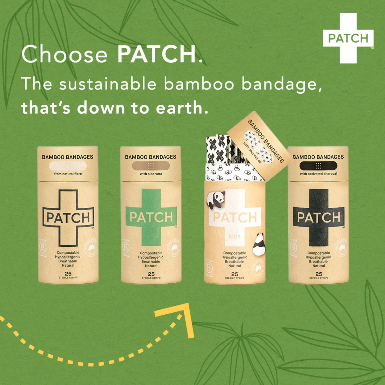 Patch Adhesive Strip With Aloe Vera