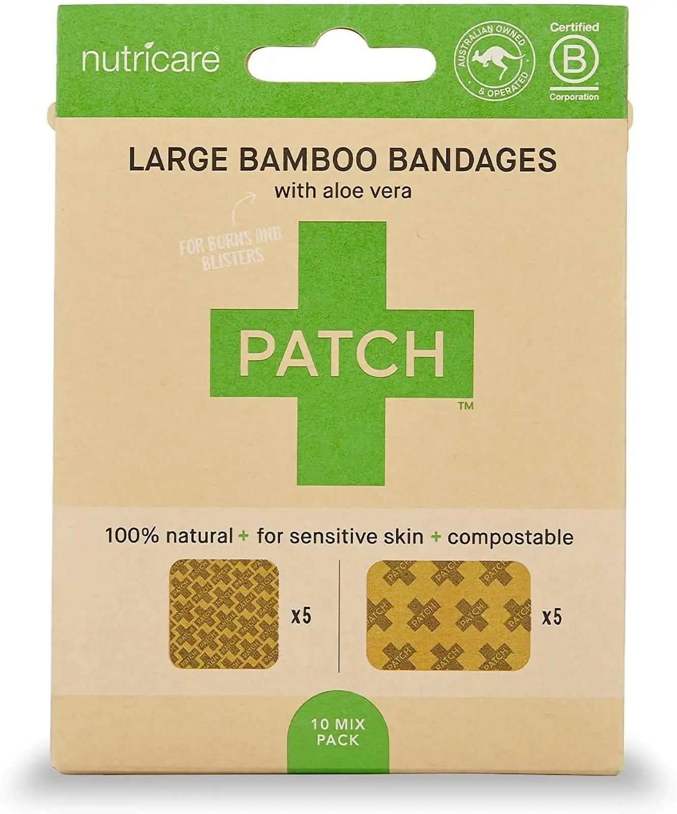 Patch Adhesive Strip With Aloe Vera