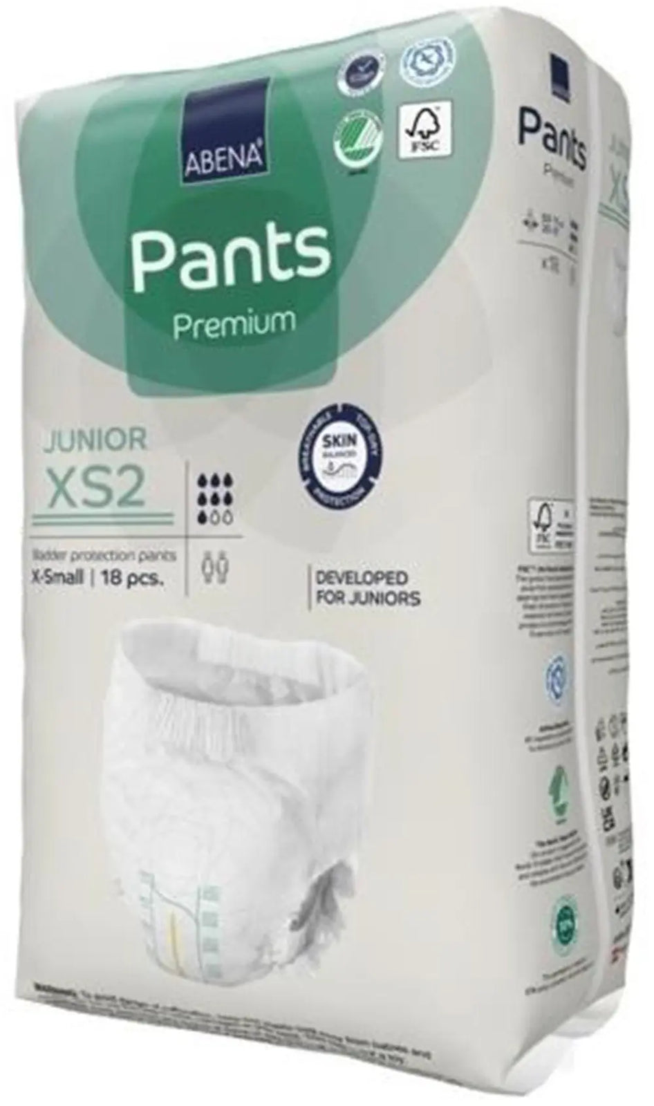 Abena Premium Pants Junior XS2 Unisex Youth Absorbent Underwear