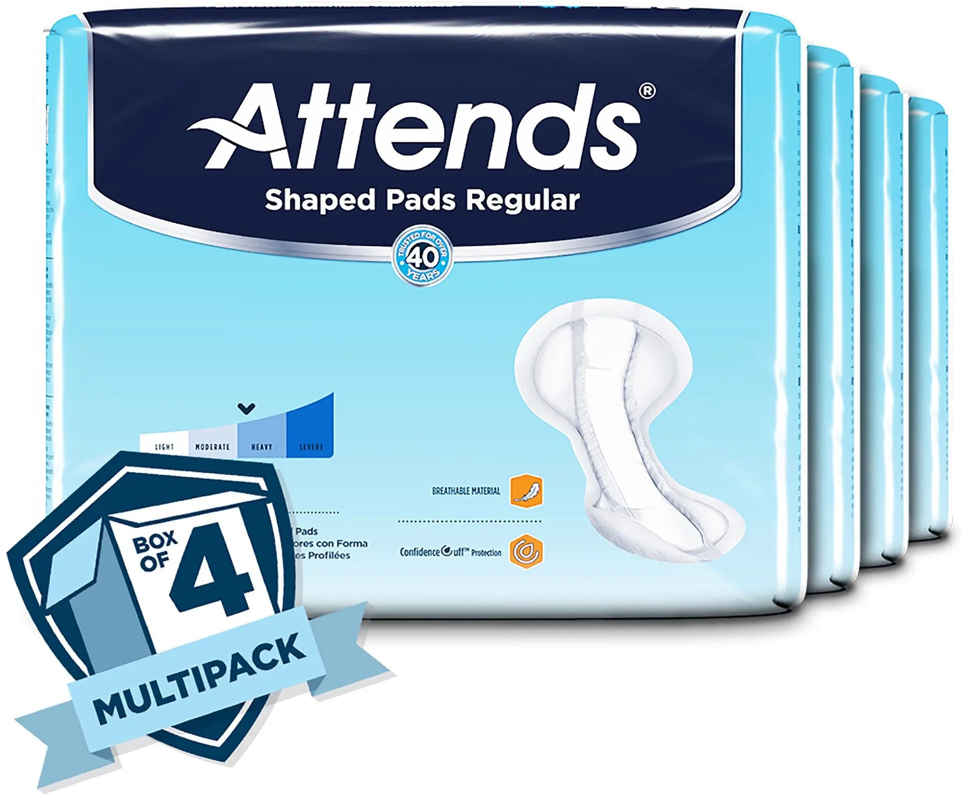 Attends Shaped Pads Regular Bladder Control Pad