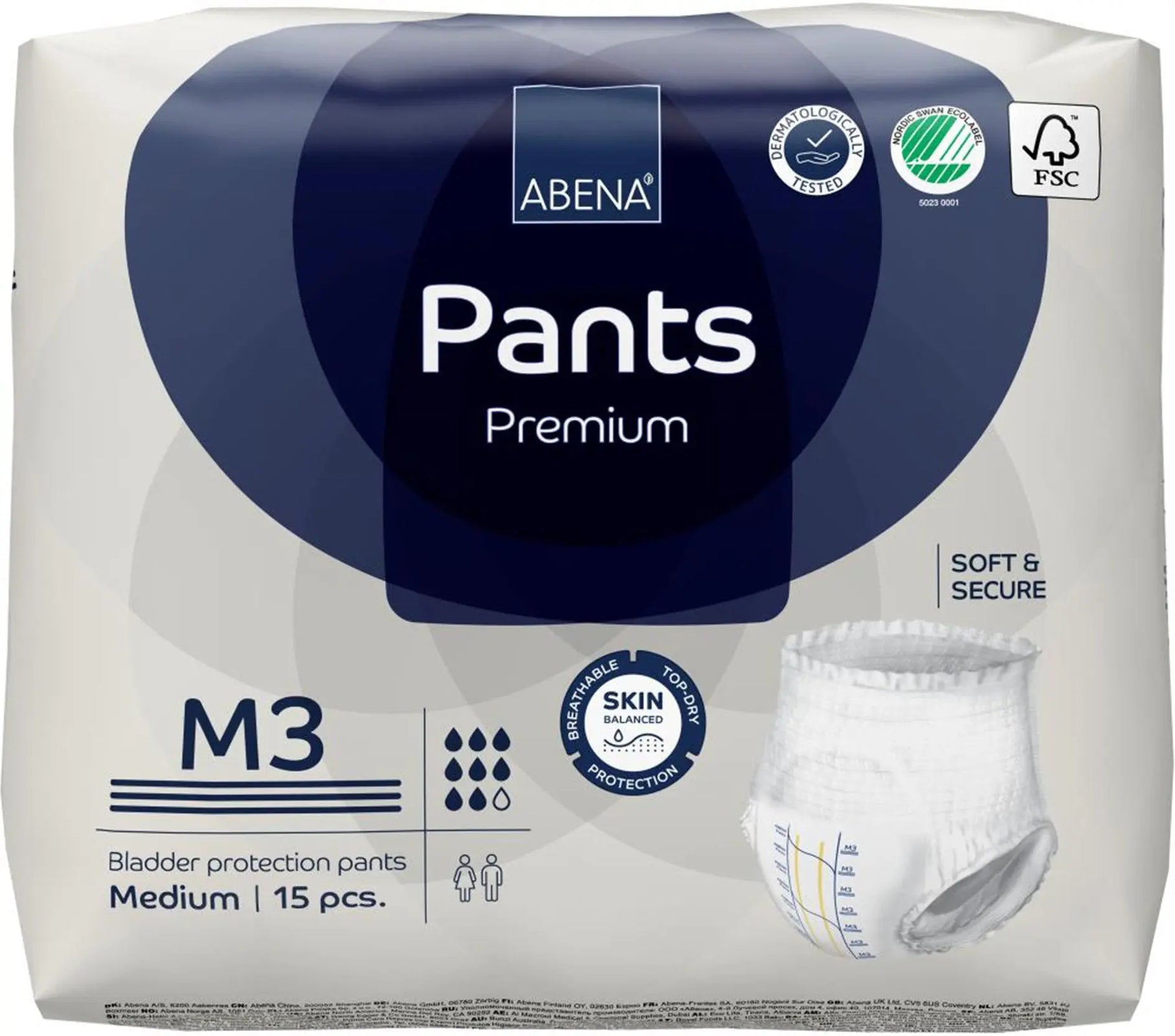 Abena Premium Pants M3 Unisex Adult Absorbent Underwear