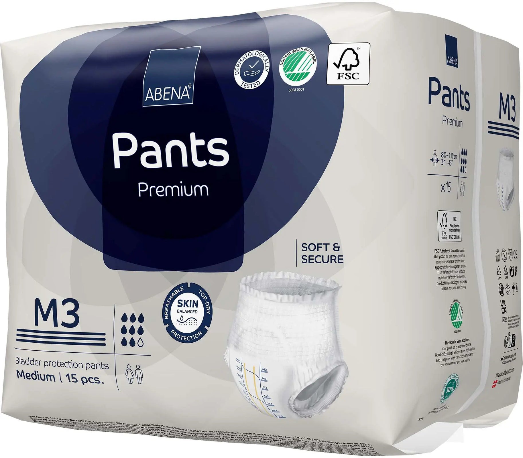 Abena Premium Pants M3 Unisex Adult Absorbent Underwear