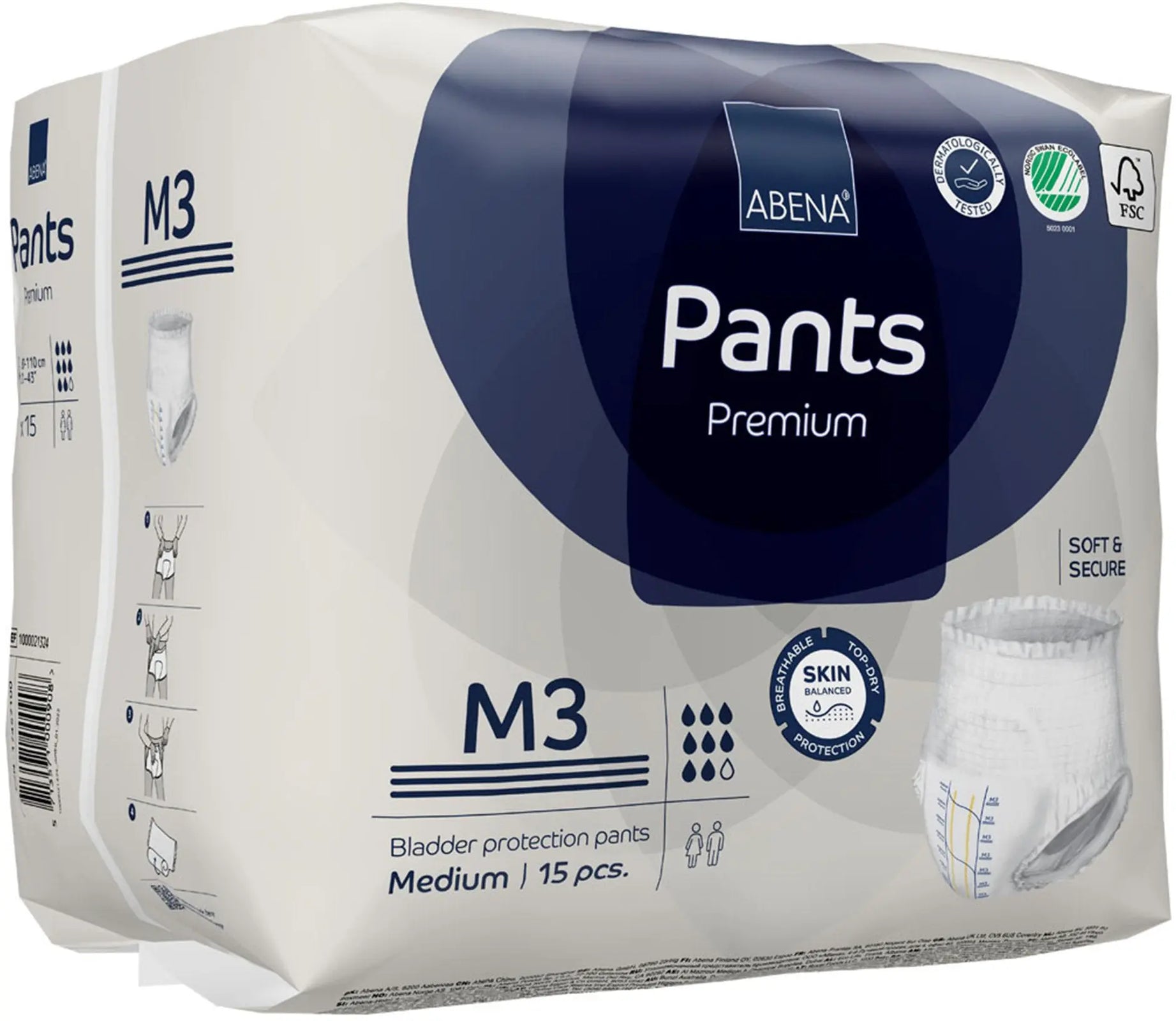 Abena Premium Pants M3 Unisex Adult Absorbent Underwear