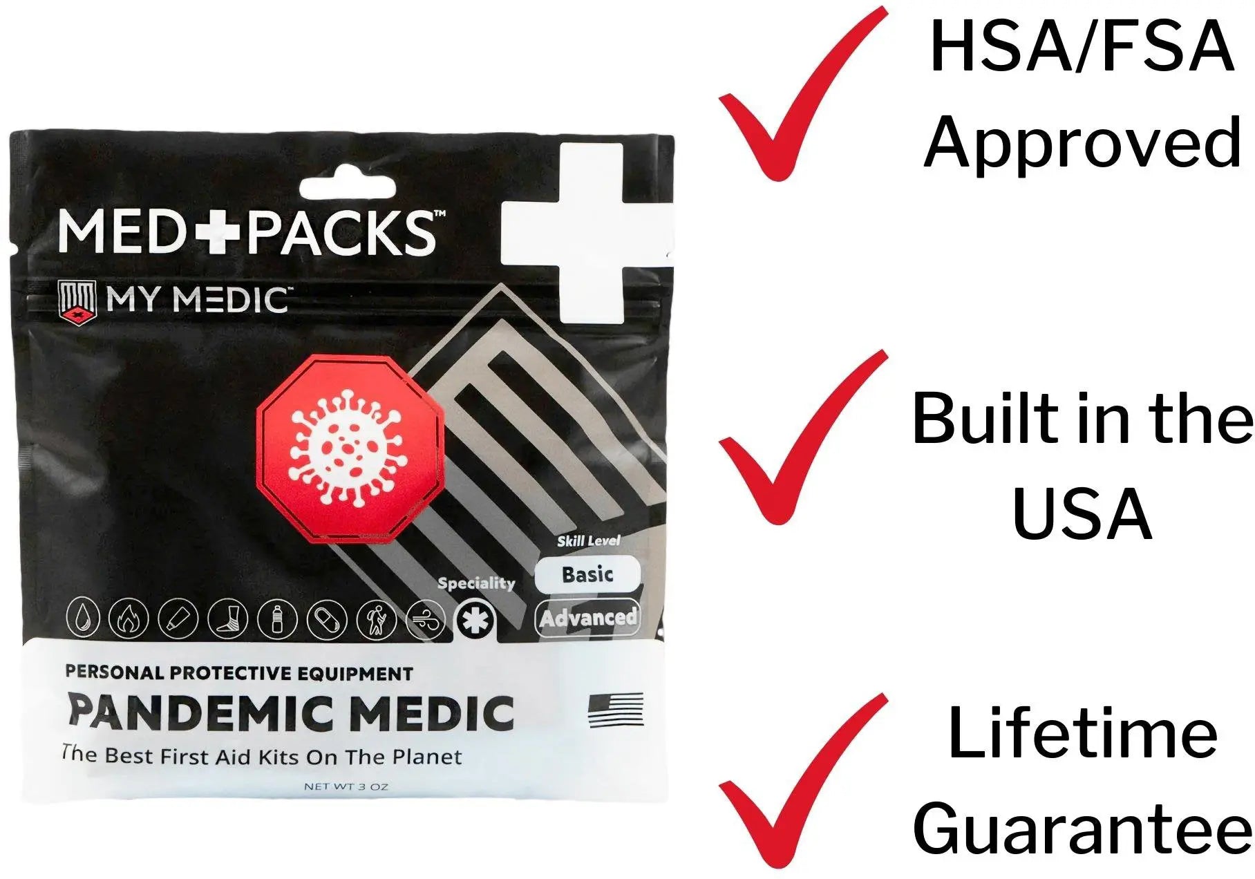 My Medic MED PACKS Pandemic First Aid Kit