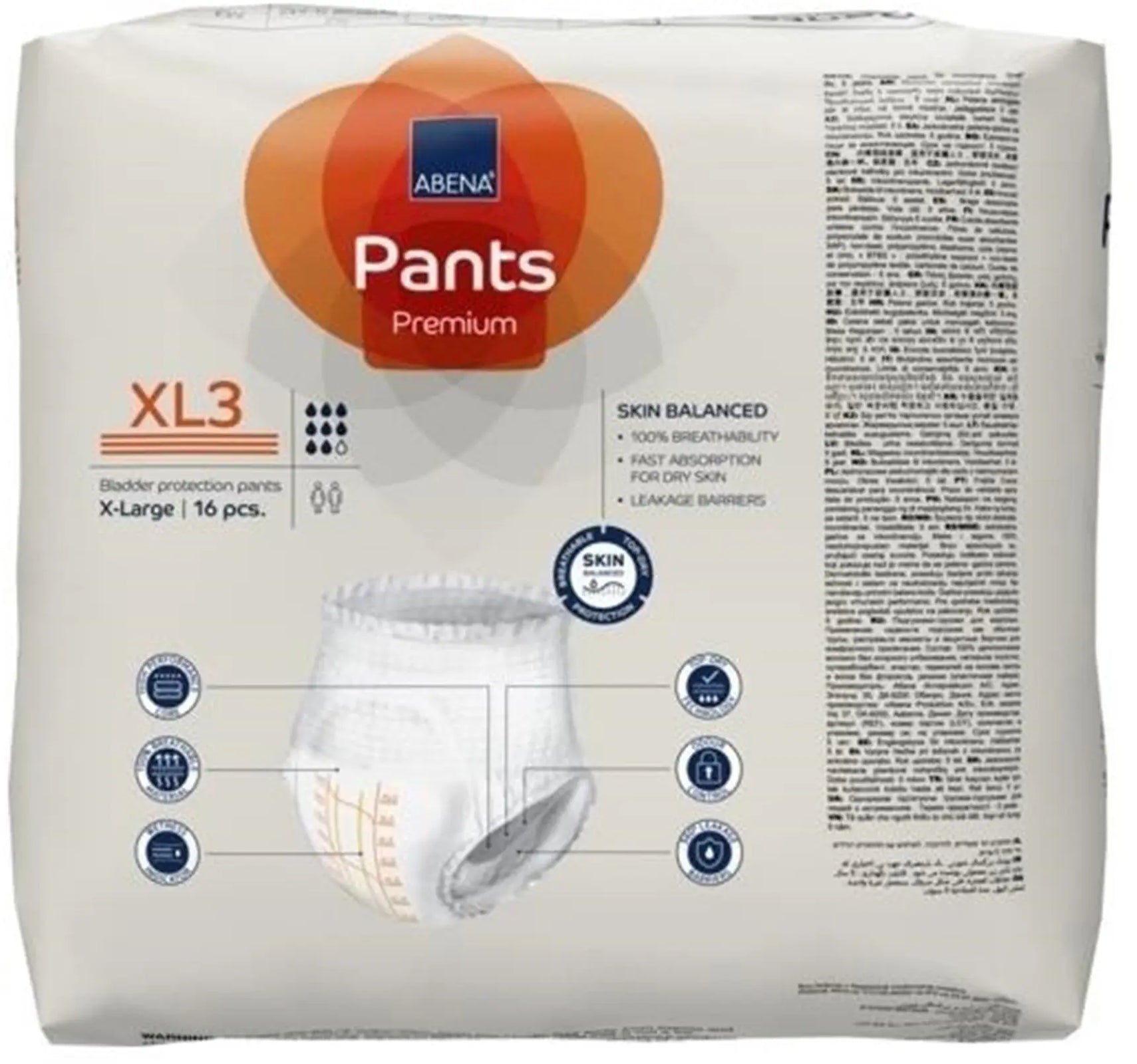 Abena Premium Pants XL3 Unisex Adult Absorbent Underwear
