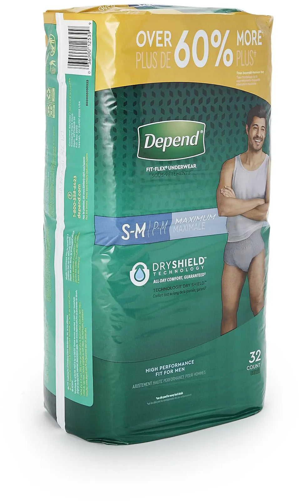 Depend FIT-FLEX Male Adult Absorbent Underwear