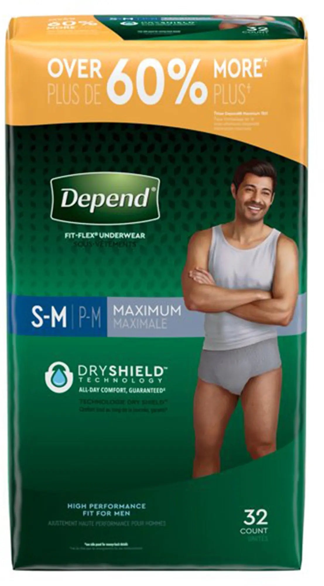 Depend FIT-FLEX Male Adult Absorbent Underwear