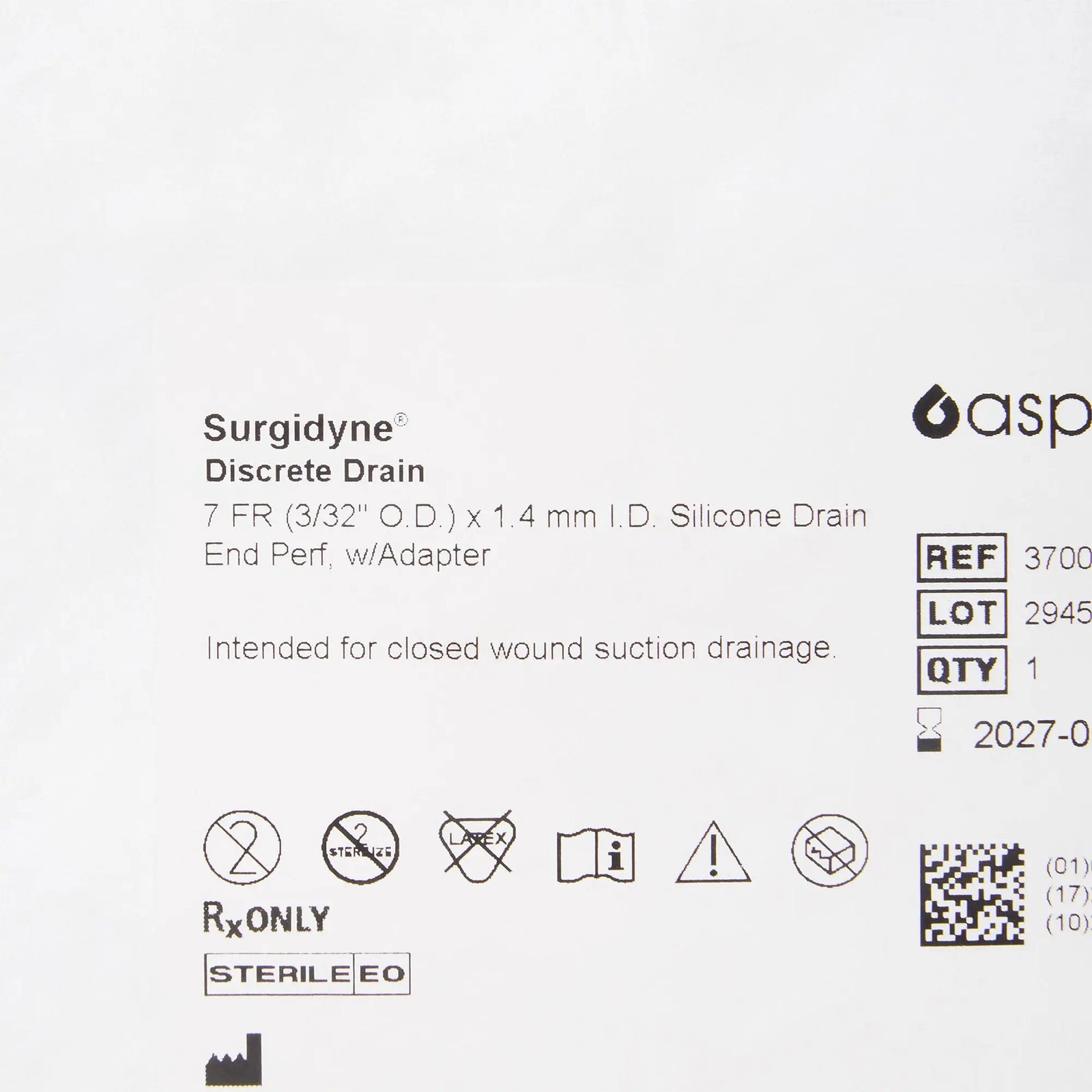 McKesson Wound Drain Tube