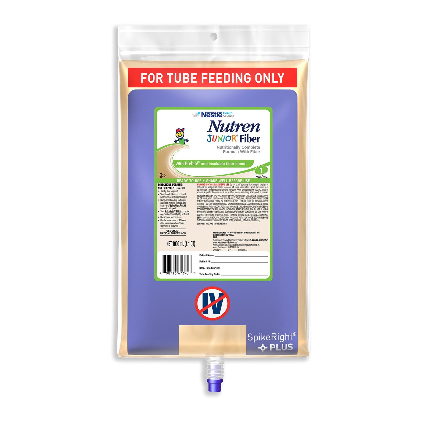Nestle Nutren Junior Fiber UltraPak, 1000 mL