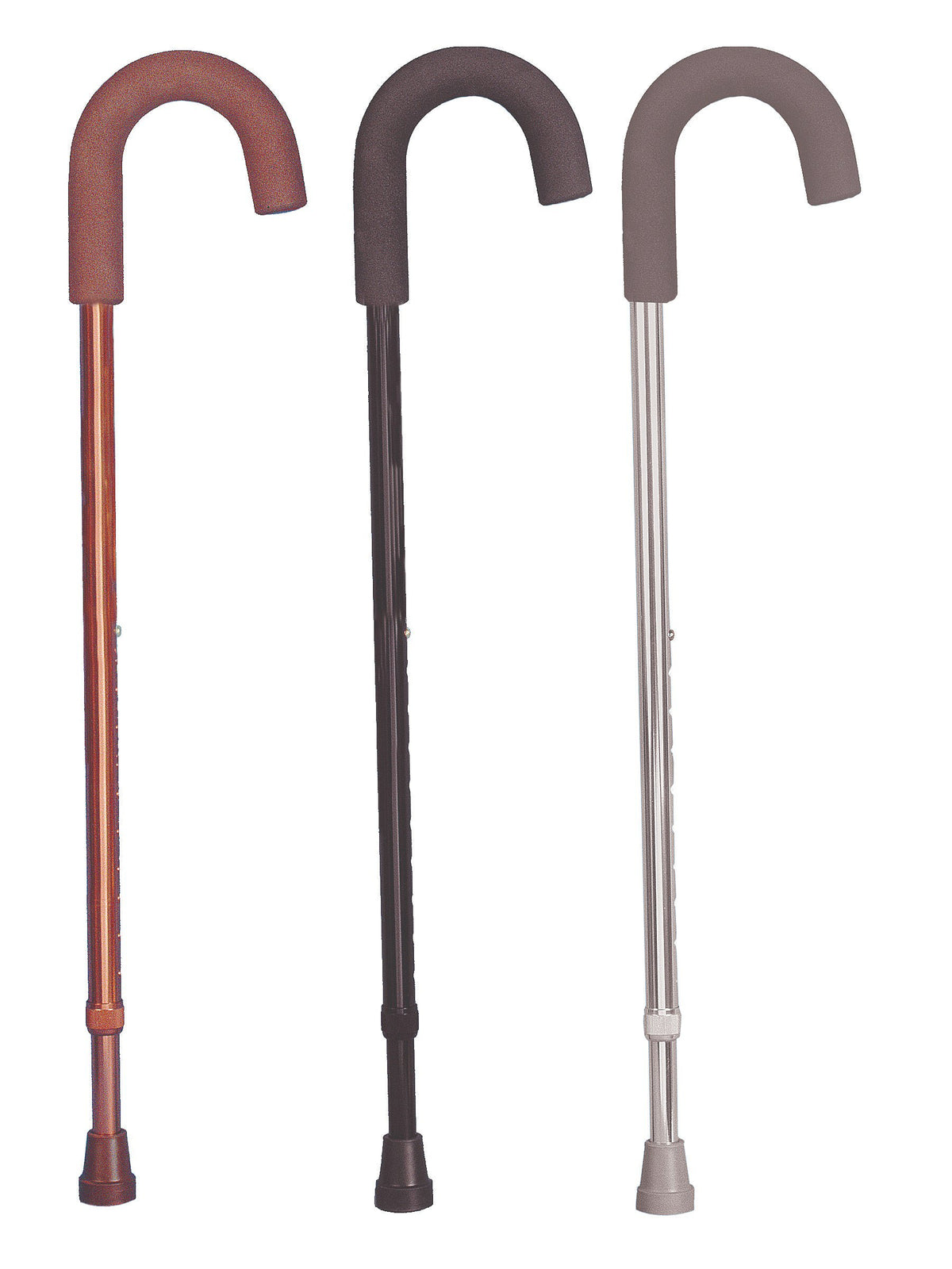 Drive DeVilbiss Aluminum Foam Handle Cane