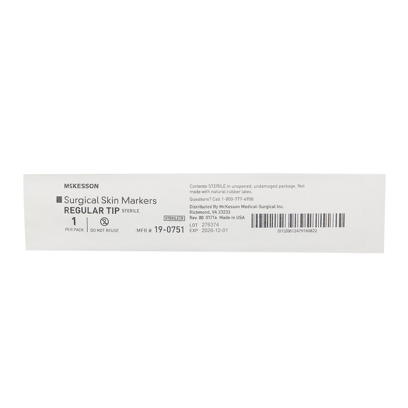 McKesson Prep-Resistant Gentian Violet Skin Marker